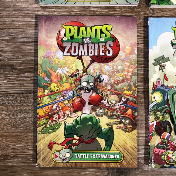 Plants vs Zombies Graphic Novel Lot Dark Horse Paul Tobin Softcover Comic Book 4 - Picture 4 of 6